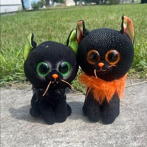 TY beanie boo cat bundle